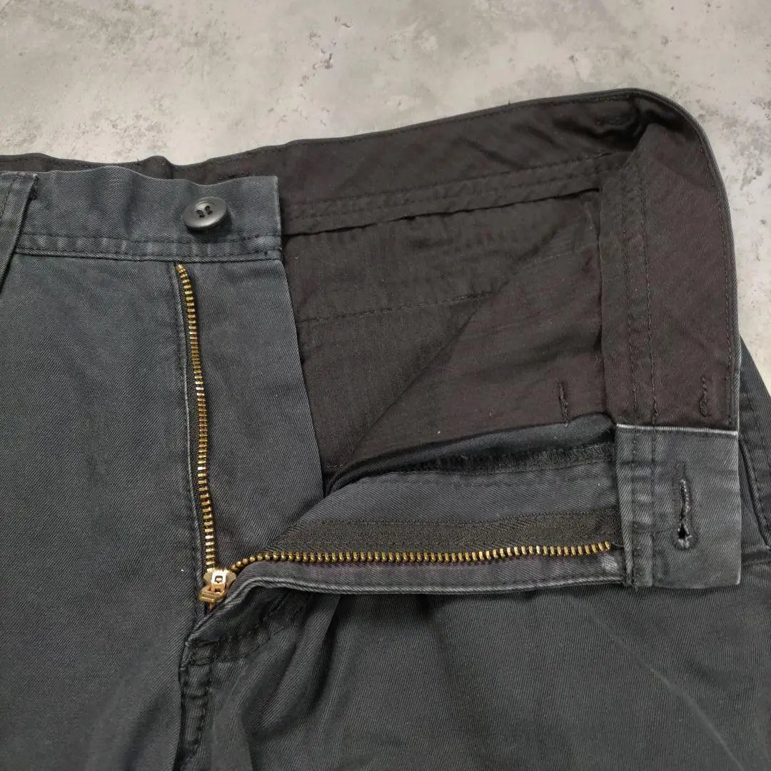 Uniqlo Black Pants Plain Simple No Stretch Pants