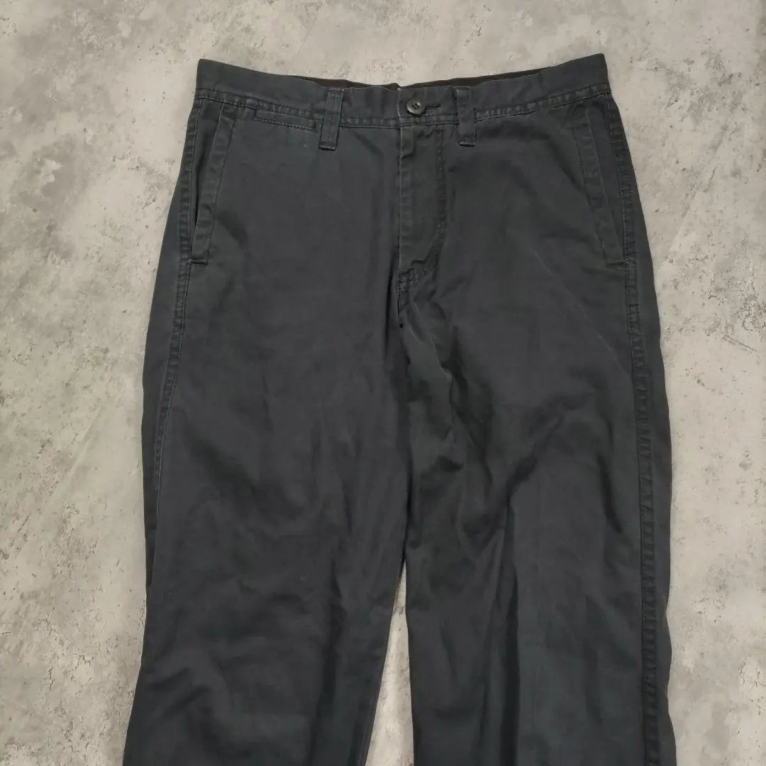 Uniqlo Black Pants Plain Simple No Stretch Pants