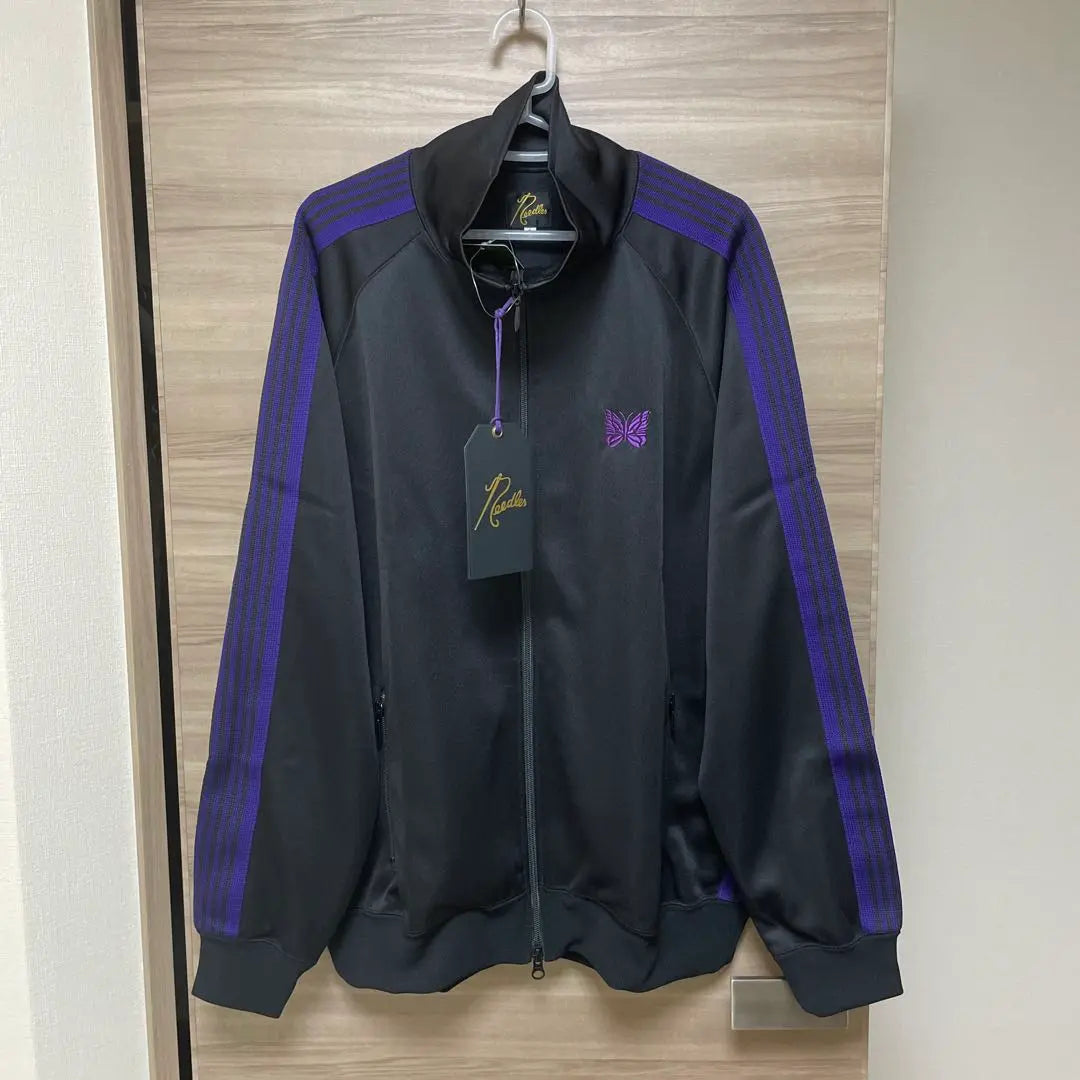 Needles Black Purple Track Jacket Track Pants