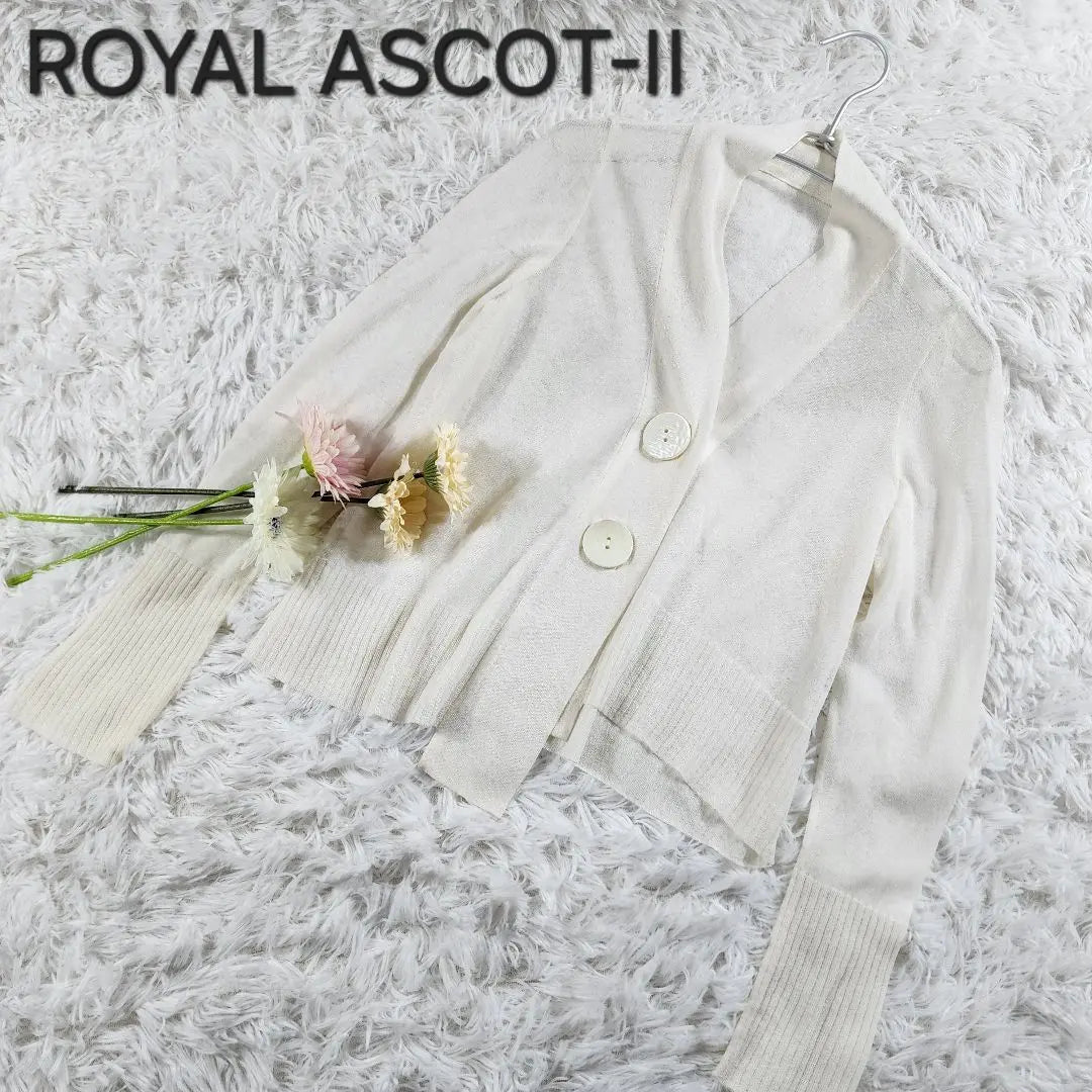 [ROYAL ASCOT-II] Royal Ascot II Asymmetry Cardigan S | 【ROYAL ASCOT-Ⅱ】ロイヤルアスコットⅡ アシンメトリーカーディガンS