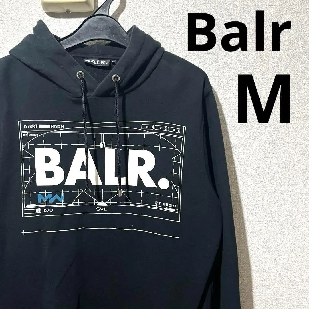 [Popular] Sudadera con capucha Balr con estampado en talla M