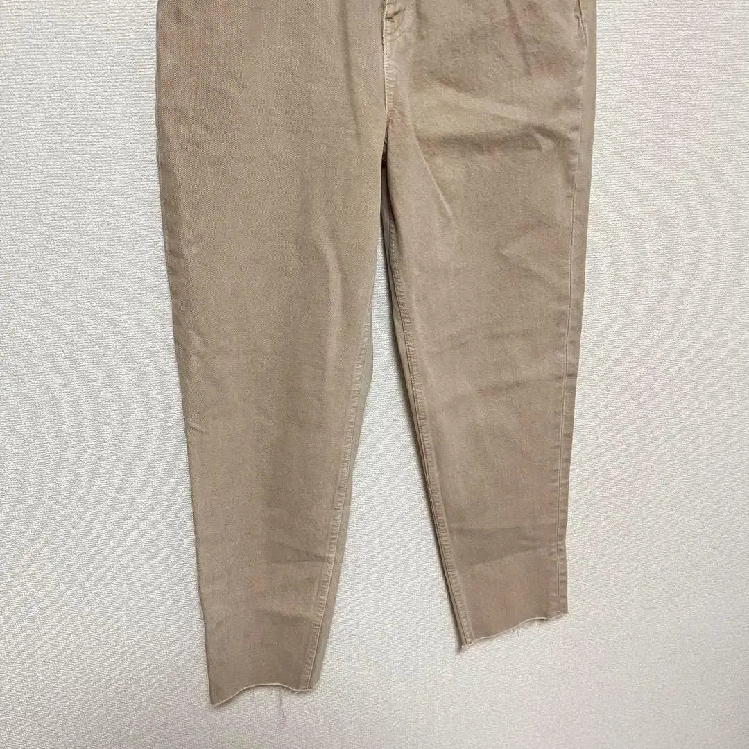 ★ZARA★ Tapered Pants S Beige Casual Easy