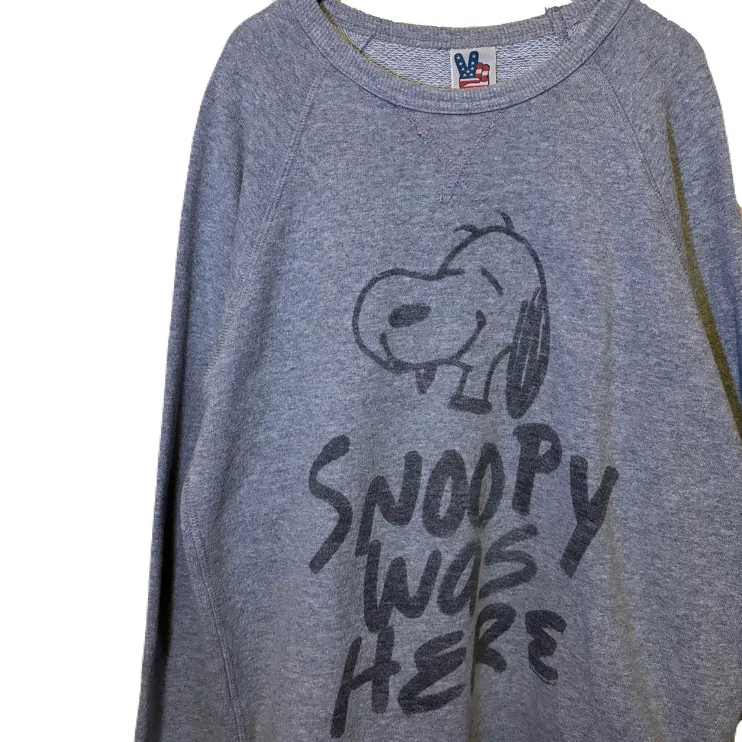 Made in America Junk Food Snoopy Sweatshirt Gray S Sweatshirt