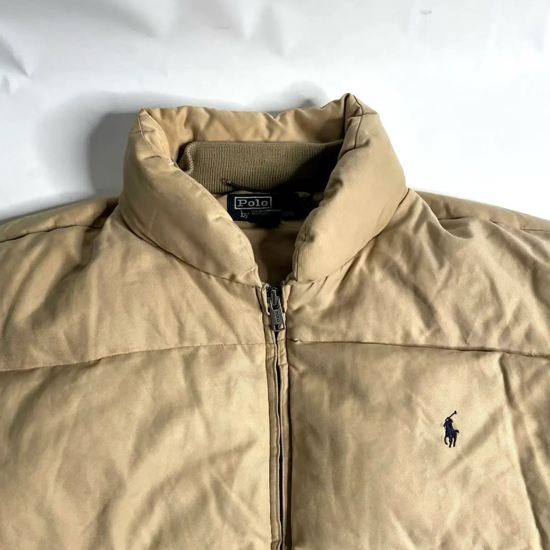 90s Ralph Lauren Down Jacket Logo Embroidered Nupsi Brown | 90s ラルフローレン ダウンジャケット ロゴ刺繍 ヌプシ ブラウン