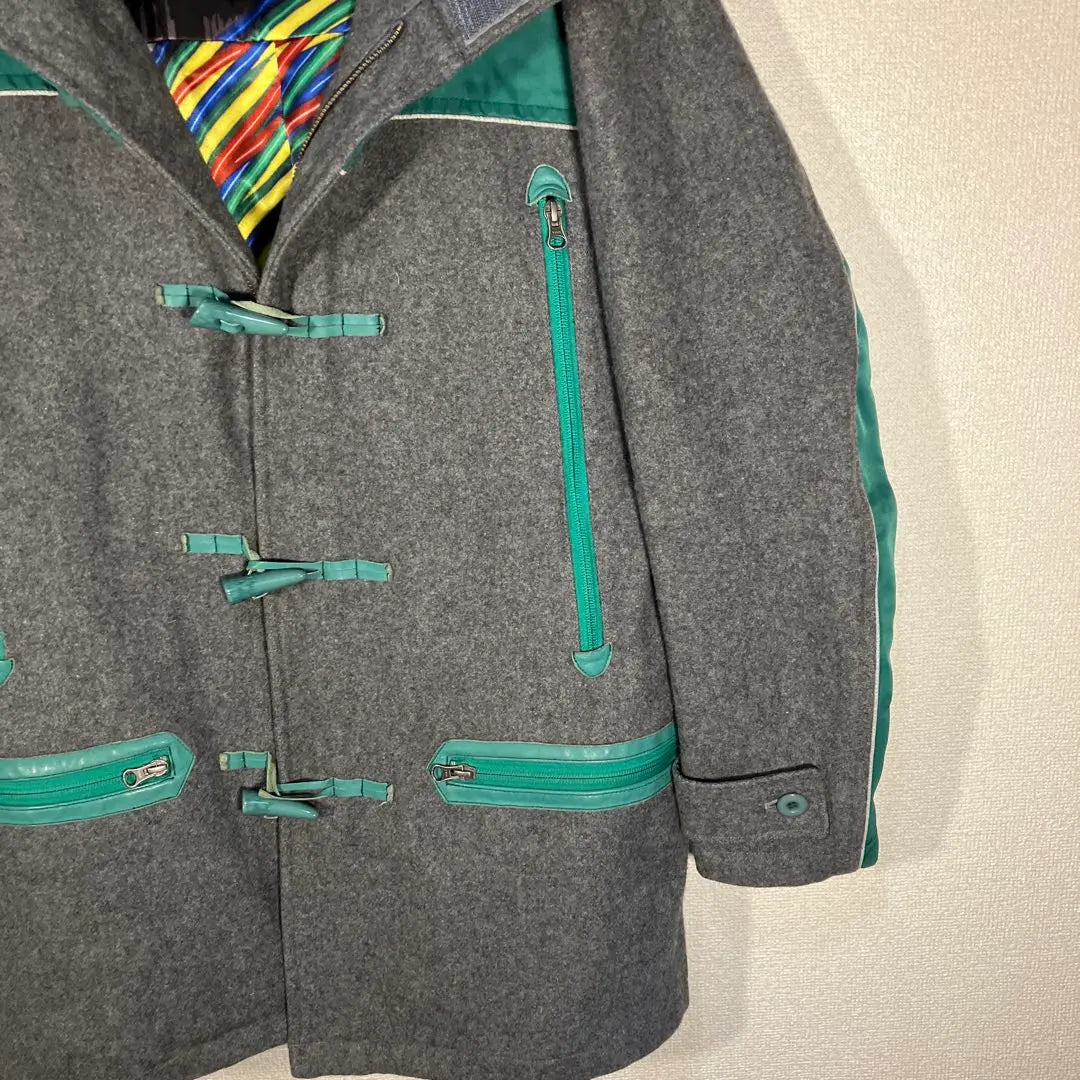 irie life duffle coat grey/green vintage item