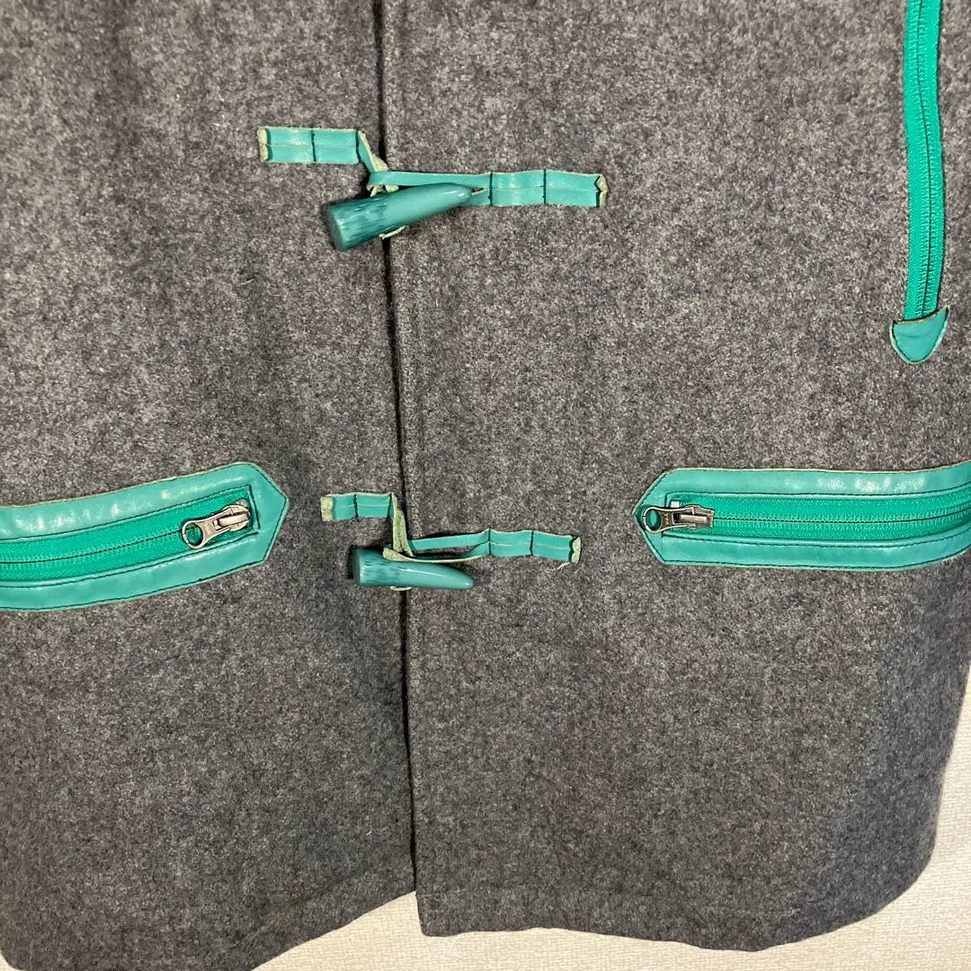 irie life duffle coat grey/green vintage item