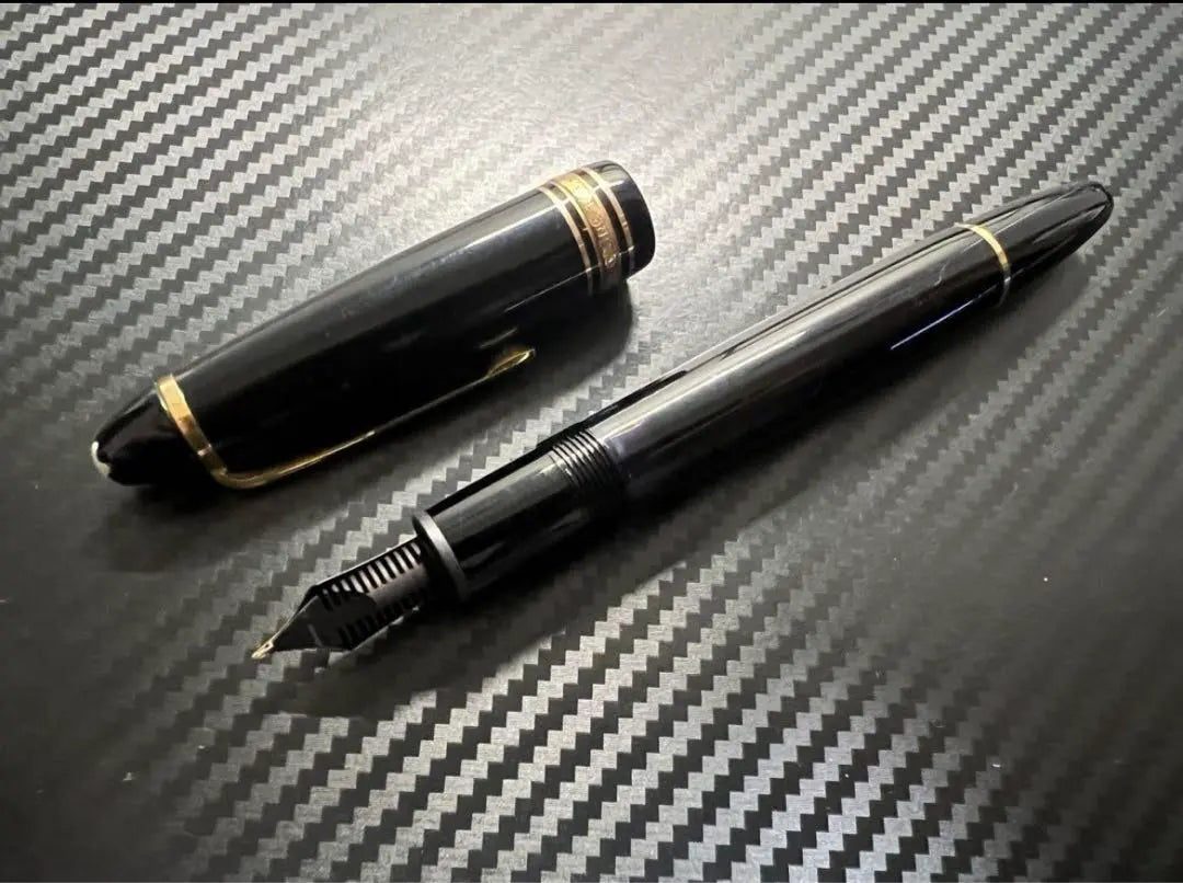 Montblanc Meister Stock Teck 1.46 million Annual Pens 14k All Gold M Medium Character