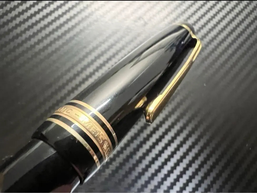 Montblanc Meister Stock Teck 1.46 million Annual Pens 14k All Gold M Medium Character