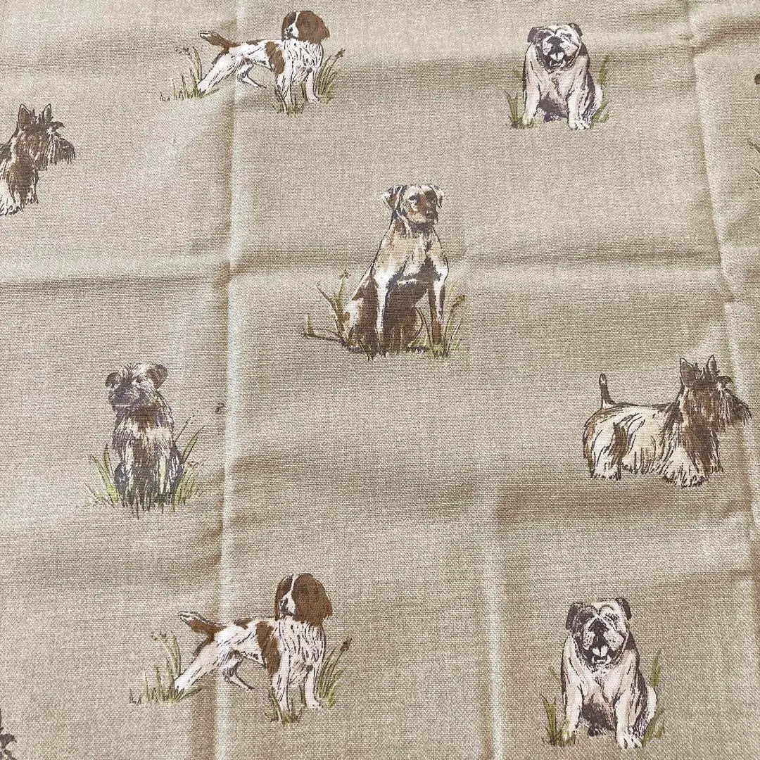 Un tejido exclusivo POOCH pato de algodón 137×45 | UN PERRITO DE TELA EXCLUSIVO コットンダック137×45