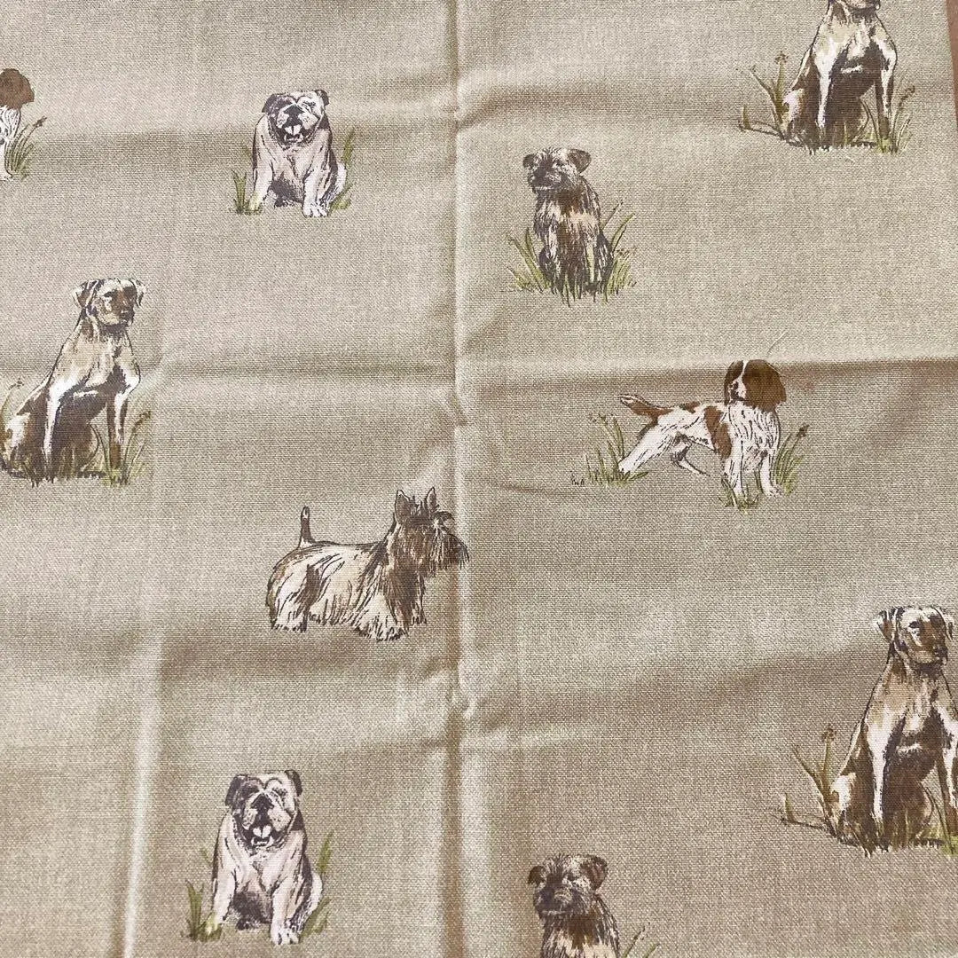 Un tejido exclusivo POOCH pato de algodón 137×45 | UN PERRITO DE TELA EXCLUSIVO コットンダック137×45