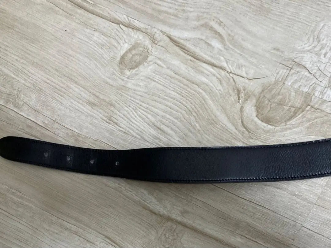 HERMES Leather Belt Black/Brown