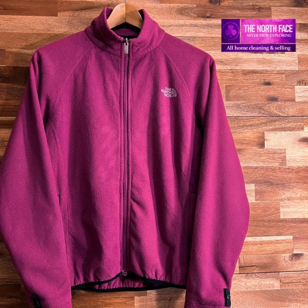 [G28] The North Face Fleece Jacket Full Zip Purple M