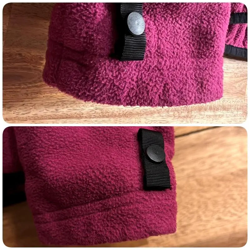 [G28] The North Face Fleece Jacket Full Zip Purple M