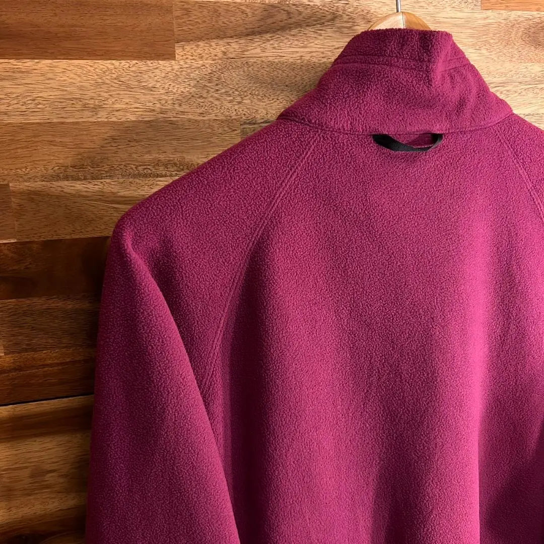 [G28] The North Face Fleece Jacket Full Zip Purple M