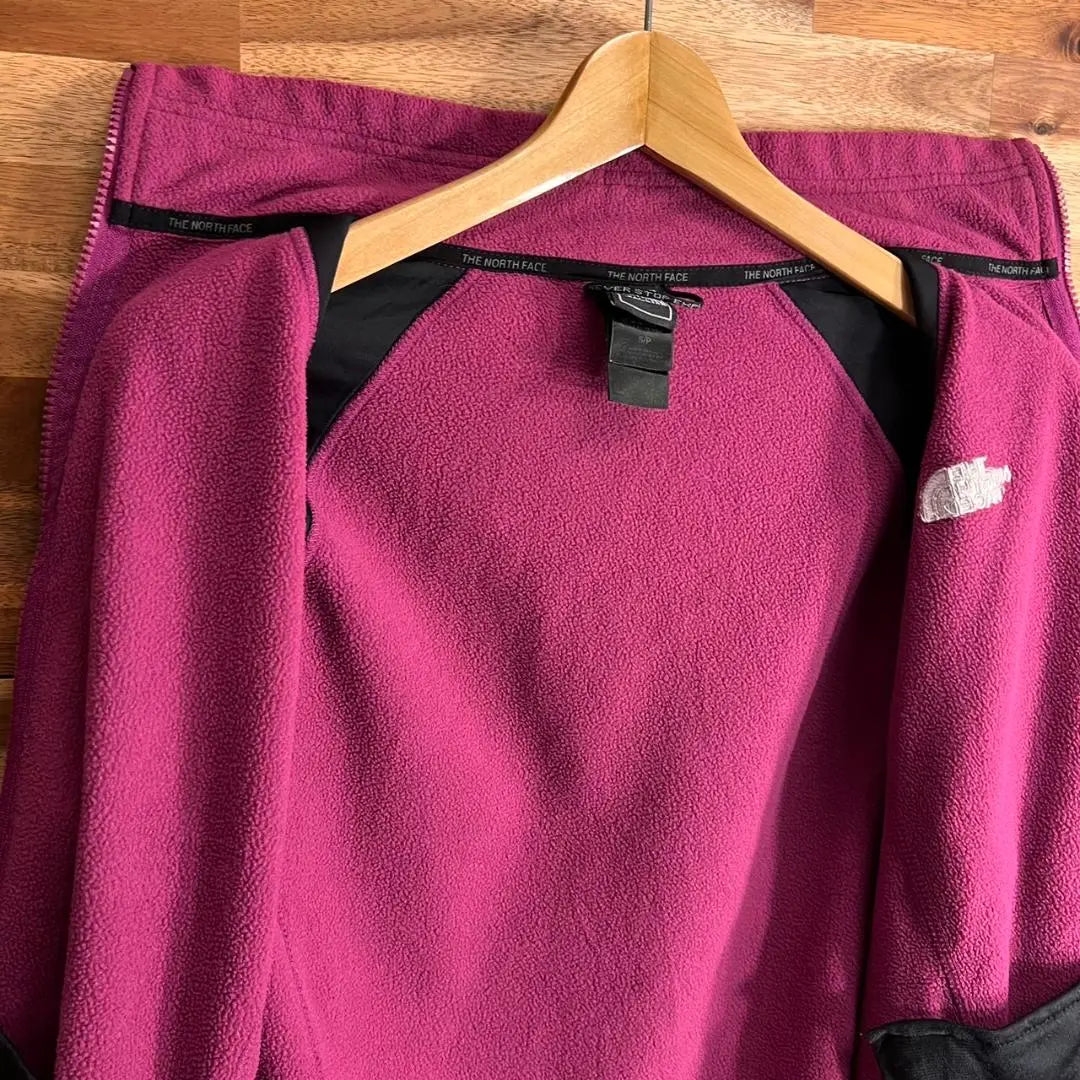 [G28] The North Face Fleece Jacket Full Zip Purple M