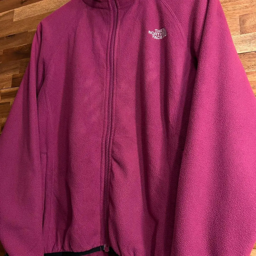 [G28] The North Face Fleece Jacket Full Zip Purple M