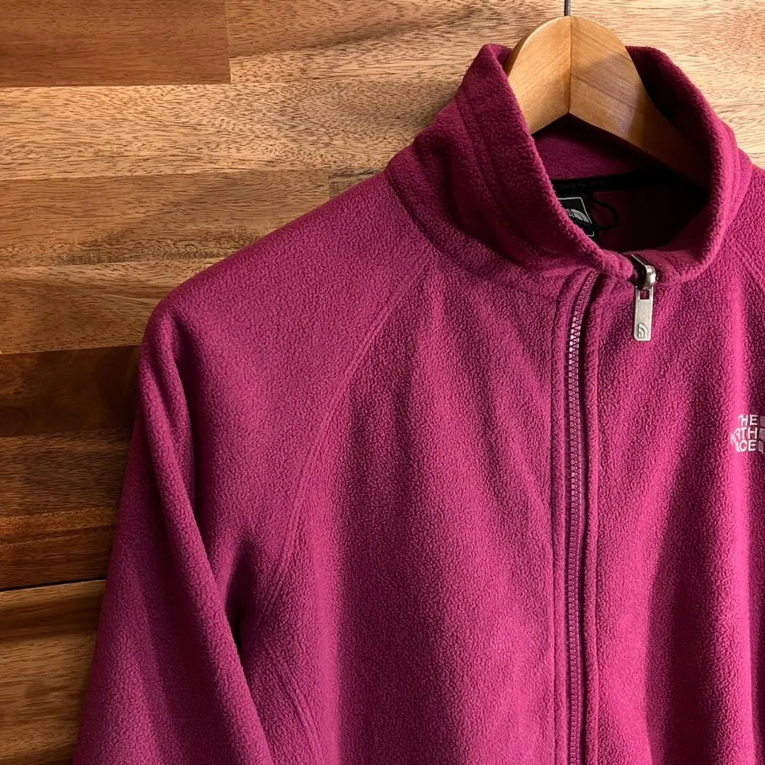 [G28] The North Face Fleece Jacket Full Zip Purple M