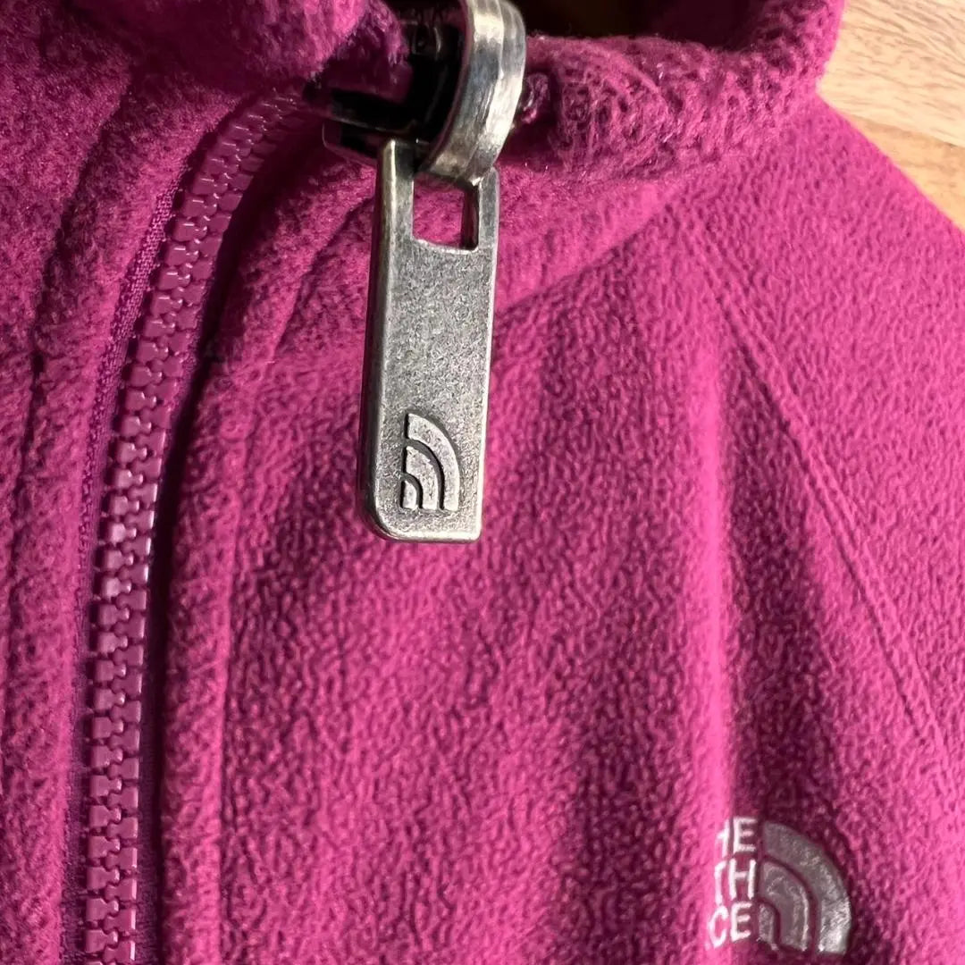 [G28] The North Face Fleece Jacket Full Zip Purple M