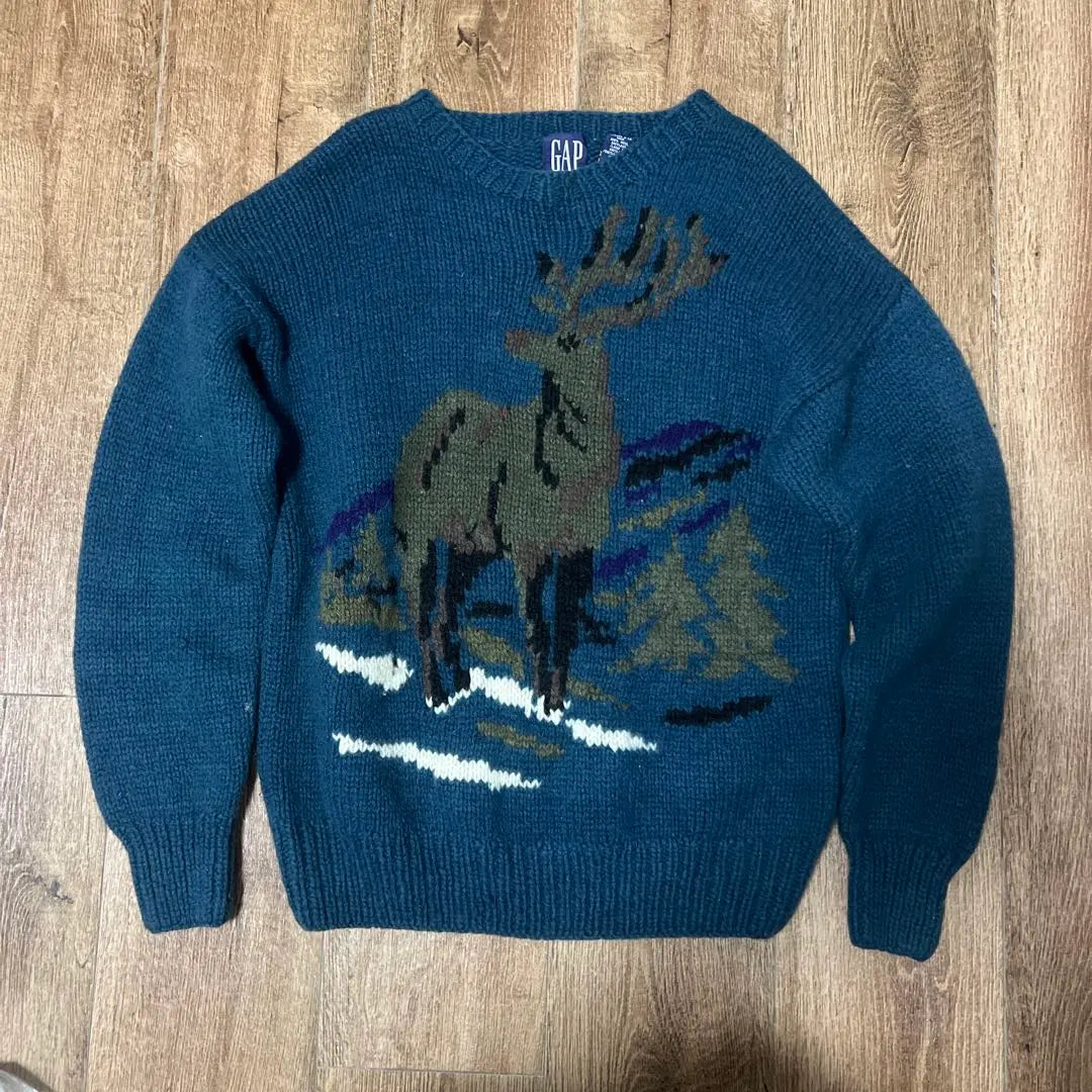 90s OLD GAP Vintage Knit Sweater Rare