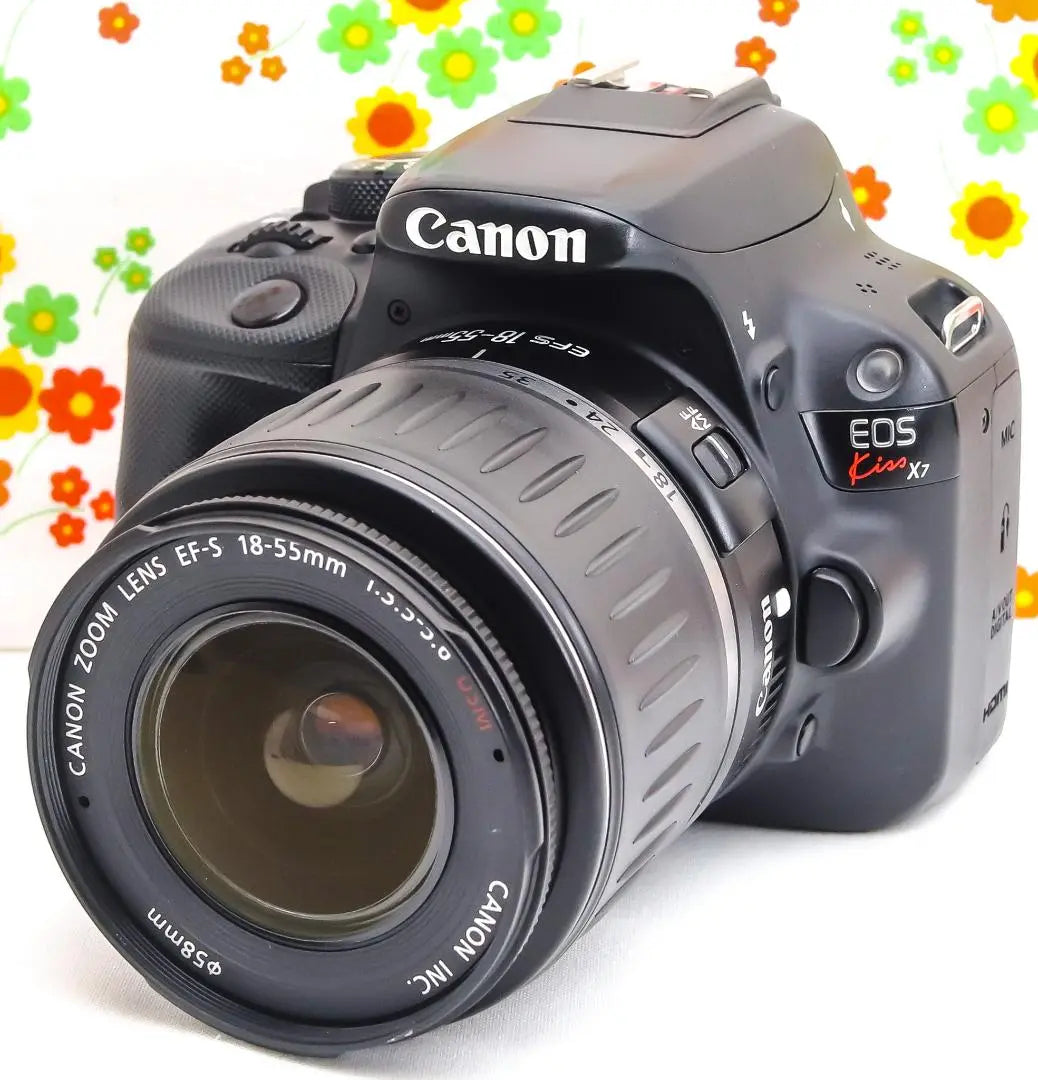 Canon EOS Kiss X7 ☆ Transferencia de teléfono inteligente ☆ Ultrapequeño ☆ SLR | Canon EOS Kiss X7☆スマホ転送☆超小型☆間違いない一眼レフ