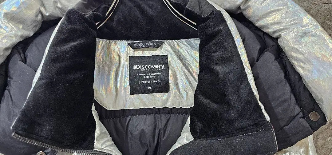 [Beautiful goods] Discovery down jacket Silver Silver genuine