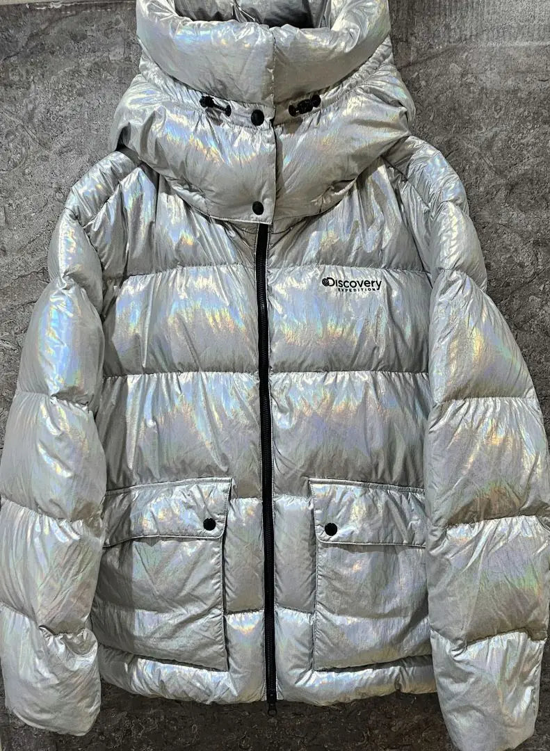 [Beautiful goods] Discovery down jacket Silver Silver genuine