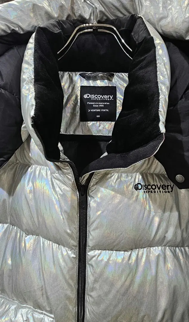 [Hermosos productos] Chaqueta de plumas Discovery Silver Silver genuina