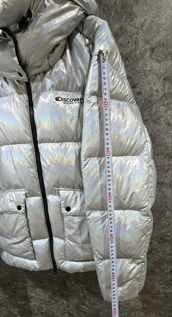 [Beautiful goods] Discovery down jacket Silver Silver genuine