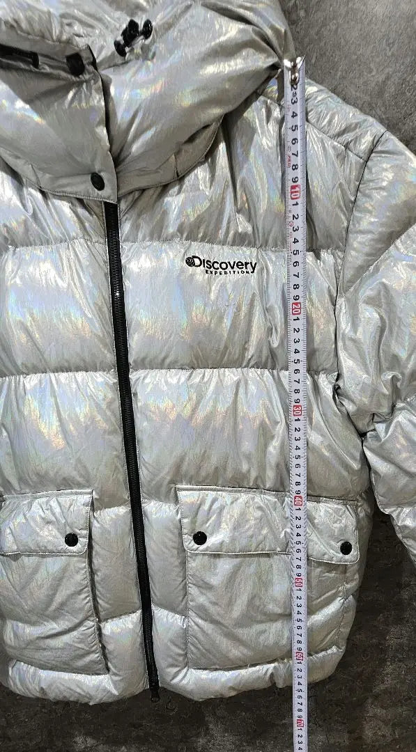 [Beautiful goods] Discovery down jacket Silver Silver genuine