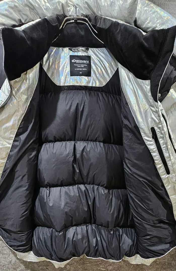 [Beautiful goods] Discovery down jacket Silver Silver genuine