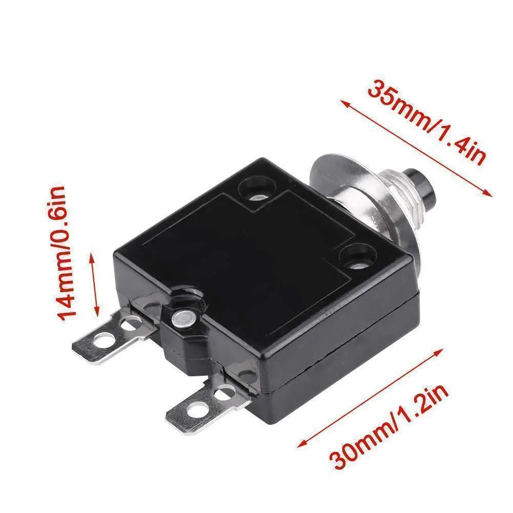 Circuit breaker manual reset DC 50V AC 125-250