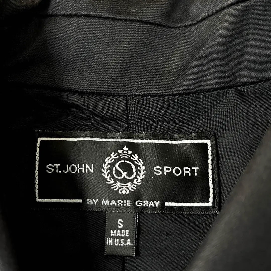 Made in USA High-class ST.JHON sports jacket, M equivalent, black