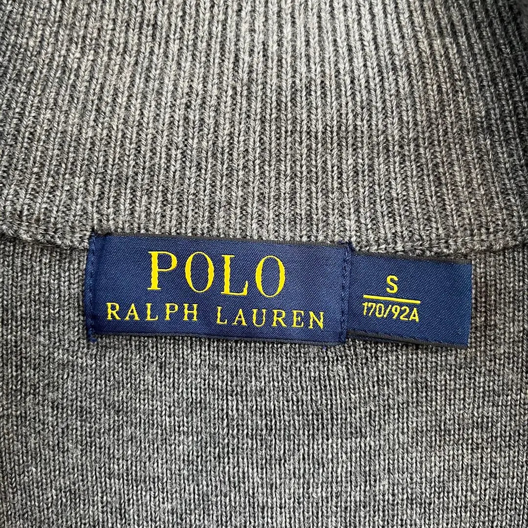 [Estado ◯] Sudadera Polo Ralph Lauren con media cremallera ropa vieja