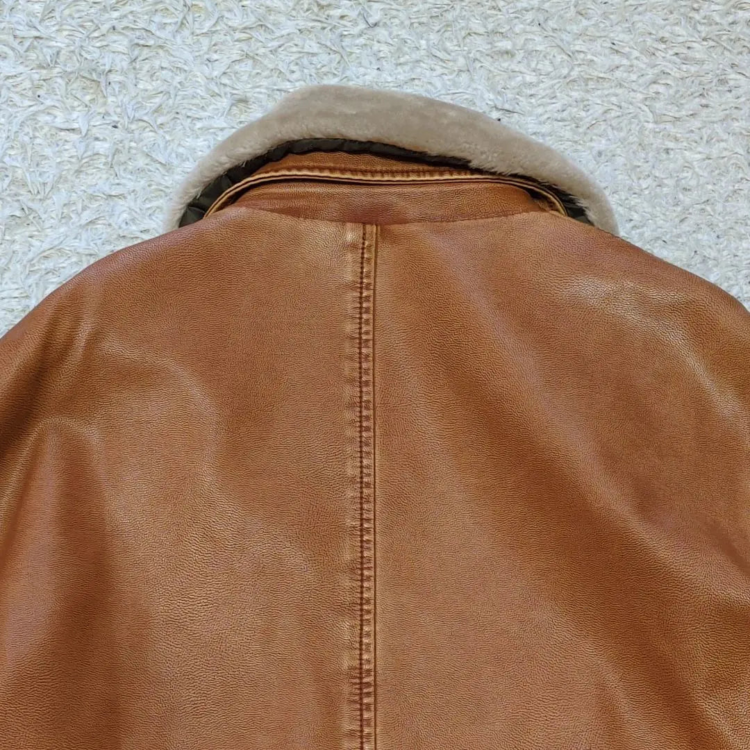 2-45 [Good condition] ZARA faux leather jacket G1