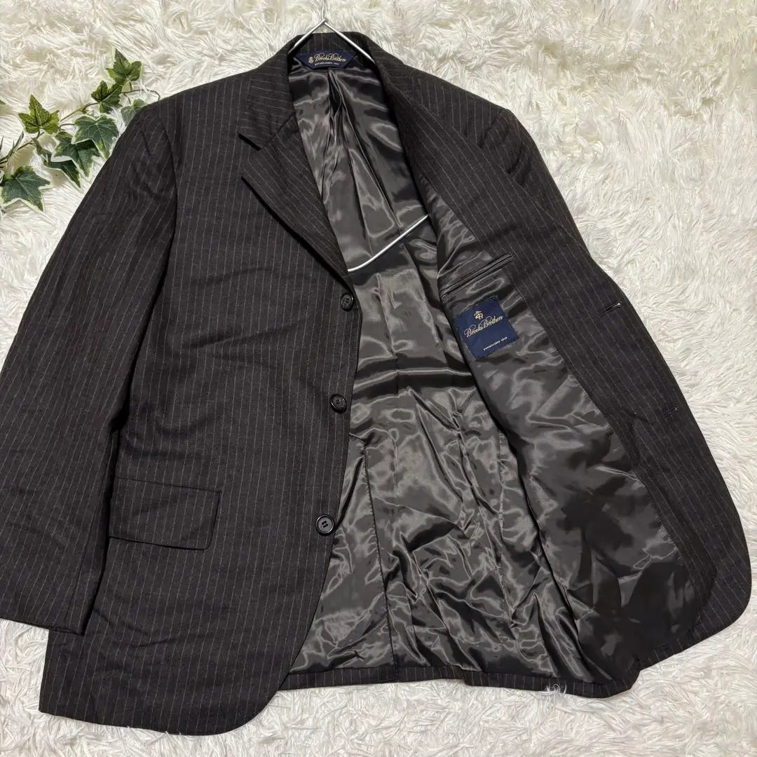 Brooks Brothers Tailored Jacket Pinstripe Wool