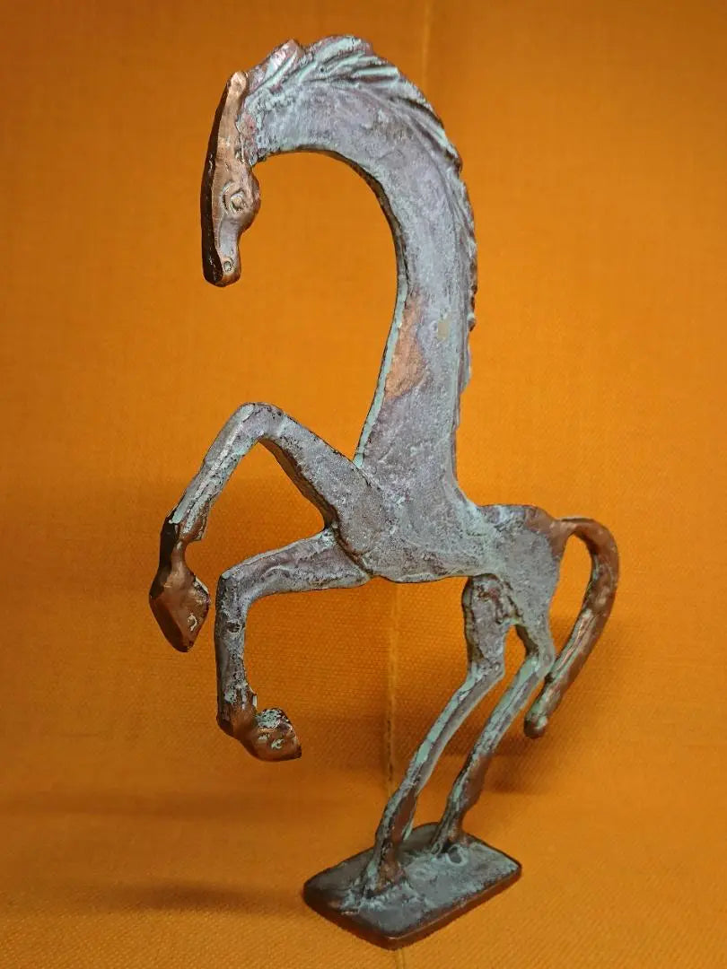 [Buen estado] Caballo, Cobre, Europa, Adorno, Interior, Artesanía, Obra de arte, A2570