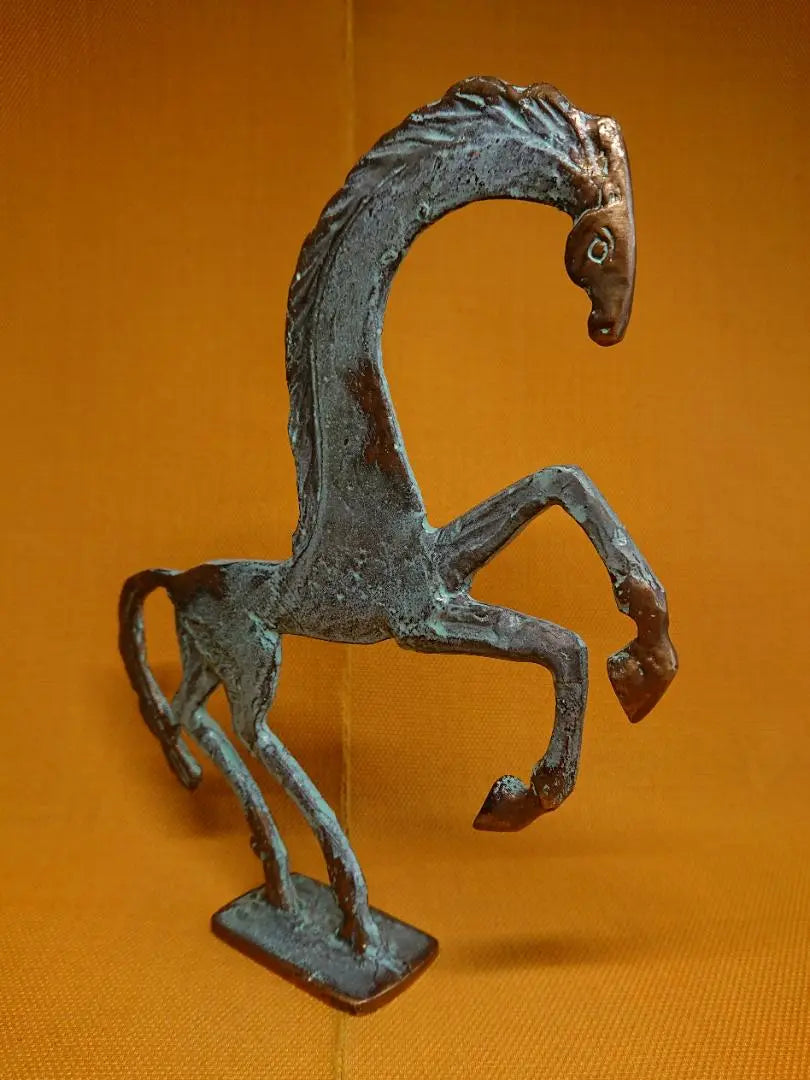 [Buen estado] Caballo, Cobre, Europa, Adorno, Interior, Artesanía, Obra de arte, A2570