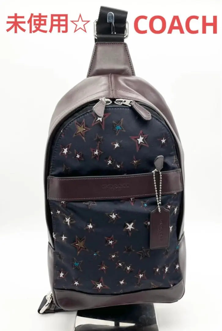 T1423 Sin usar ☆ Coach Body Bag Bolso de hombro Star