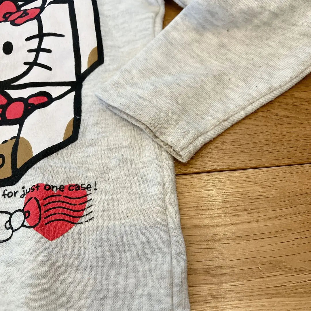 Hello Kitty Long Sleeve Trainer 120cm Gray back brushed trainer