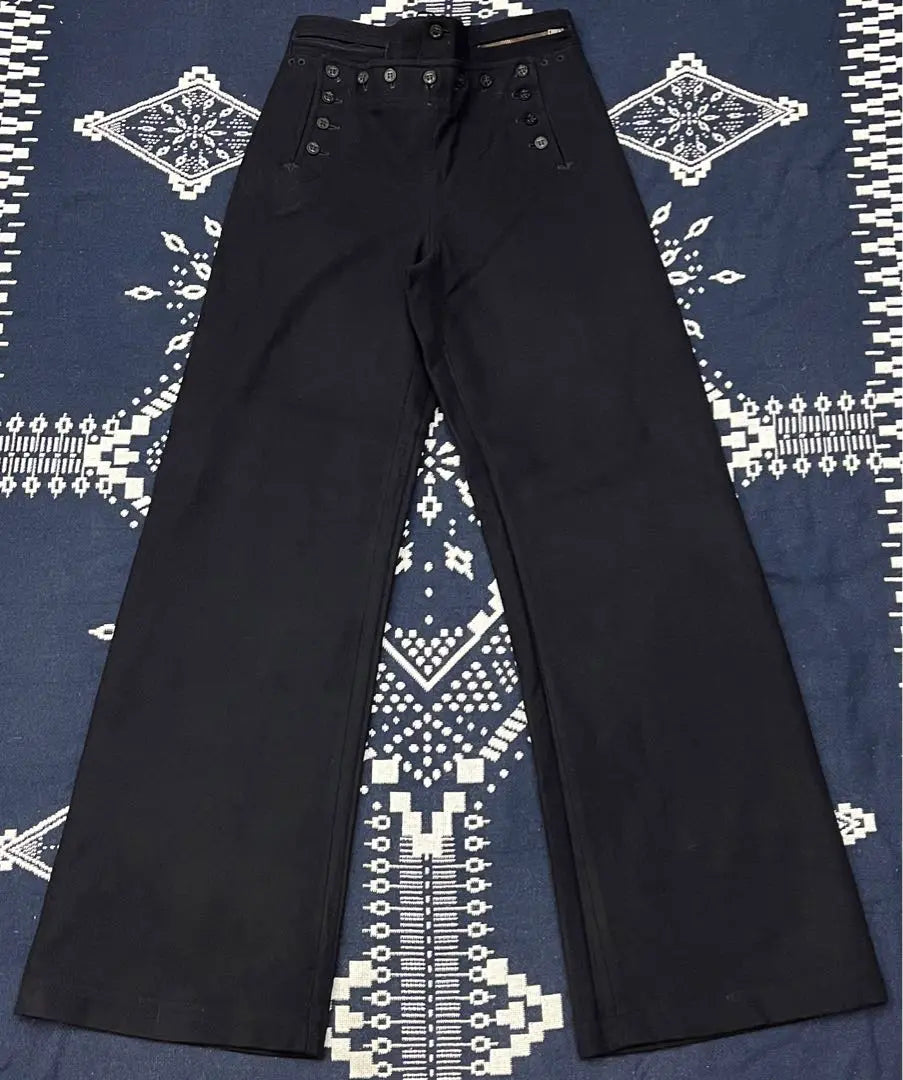 Reasonable US NAVY 40s Wool Sailor Pants Error Product American Casual