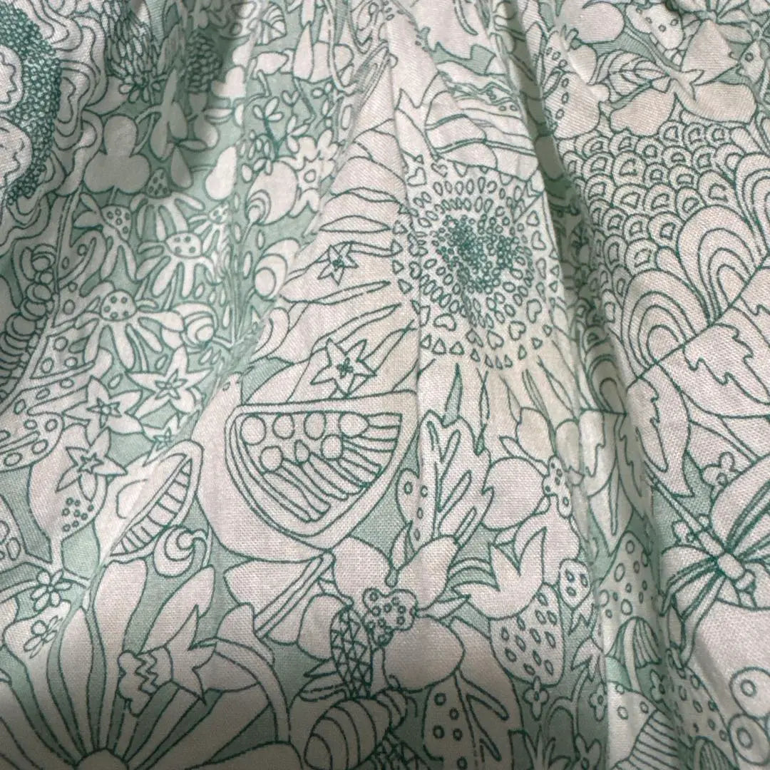 cashmirino mint green flower print dress