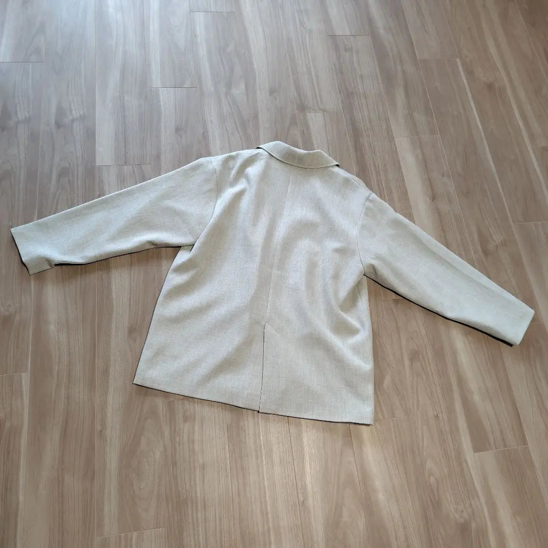 [estudio CLIP] Chaqueta doble beige