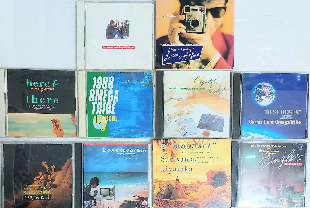 Anonymous shipping Free shipping Sugiyama Kiyotaka Omeka Tribe CD Album Set of 10