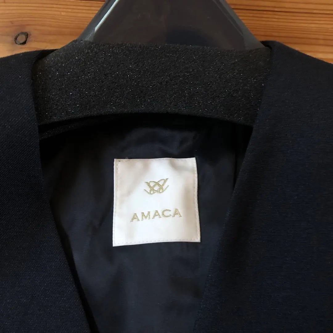 AMACA Navy No Collar Jacket Set-up Size 42