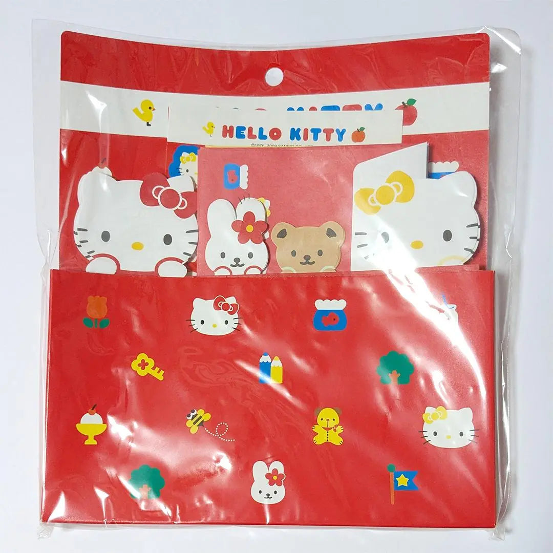 Juego de cartas de Hello Kitty, papel de carta, sobres y pegatinas