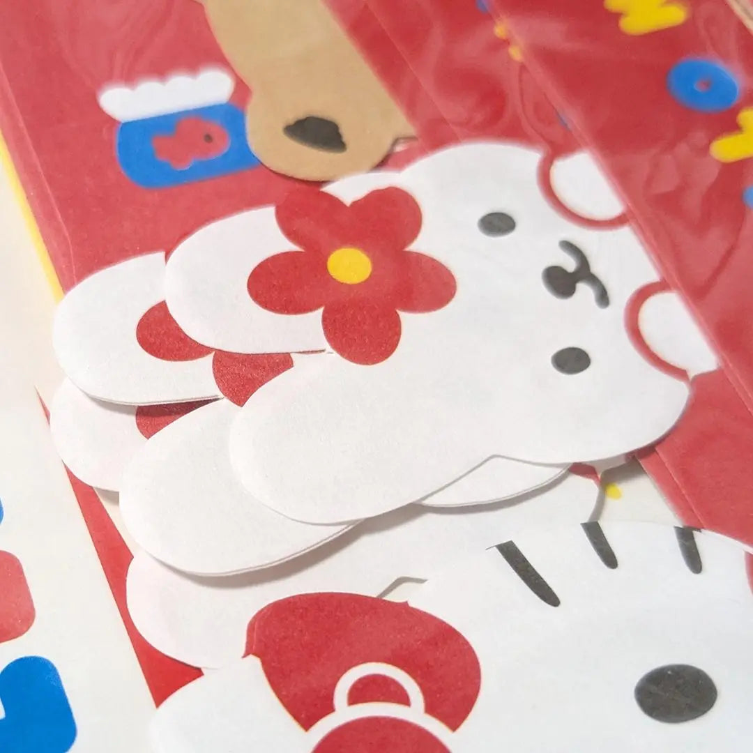 Juego de cartas de Hello Kitty, papel de carta, sobres y pegatinas