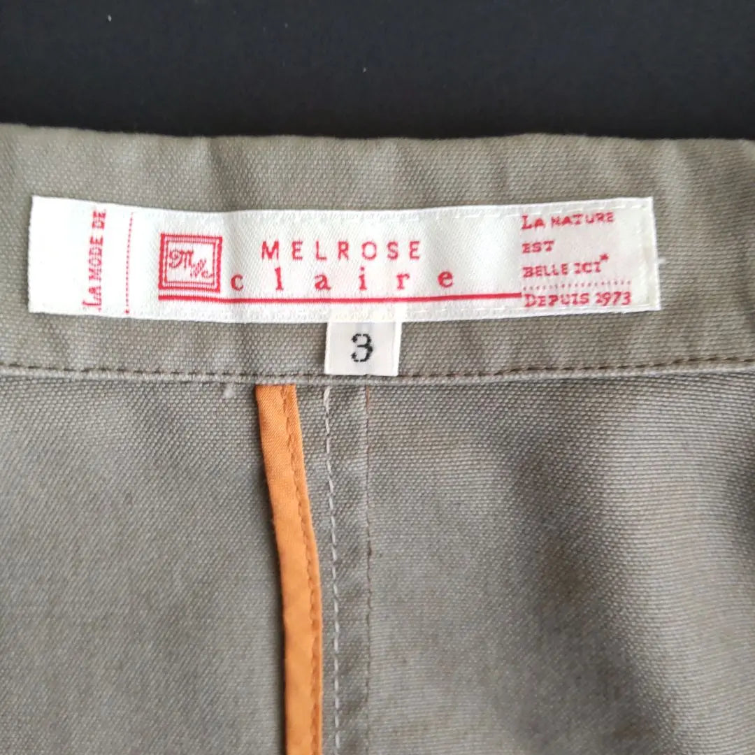 Good condition [MELROSE] Khaki tailored jacket, size L