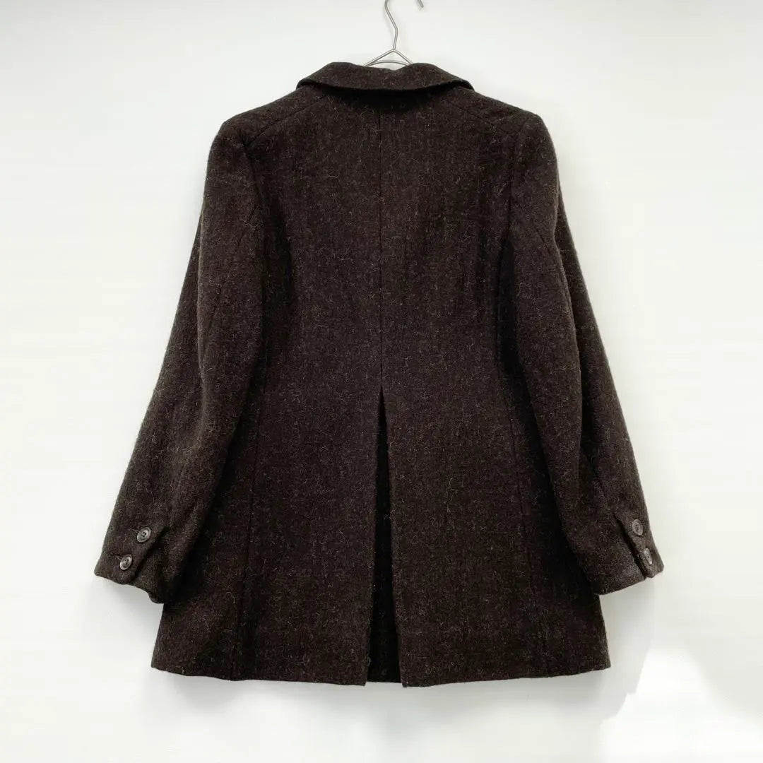 4383 [Beauty] 45R UMII908 Tsuye Wool Coat LovatMill | 4383【美品】45R umii908 ツイードウールコート LOVATMILL