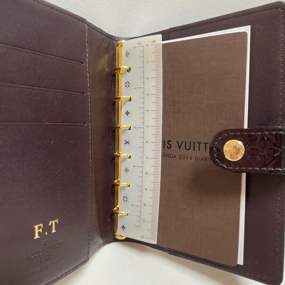 Genuine, unused, Louis Vuitton, Monogram, notebook cover, Vernis, Agenda