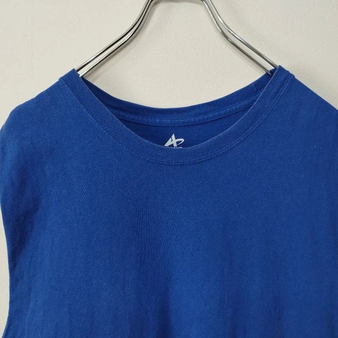 Ropa vintage de EE. UU. Atleta sin mangas azul L